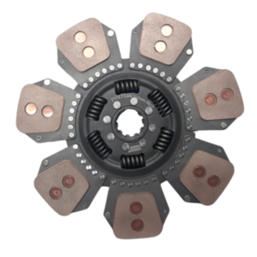 Disco de Embreagem  - New Holland® -  TM 130 - TM 135 - TM 140 - TM 150 - TM 165 com 14 pastilhas.